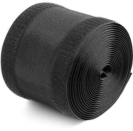 Schwarz Kabel Griff Leiste Boden Kabel Abdeckung Kabel Schutz Kabel Management für Büro Teppich, Halten Kabel in Ordnung und Schützen Drähte (4 Zoll x 15 Feet)
