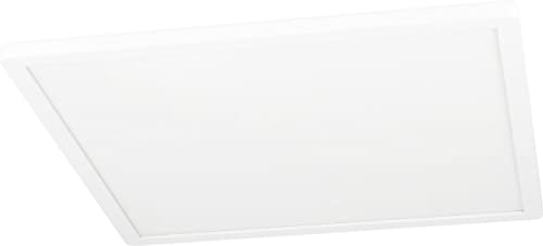 Eglo connect.z Smart Home Led da soffitto Rovito-Z, L x L 42 cm, ZigBee, app e controllo vocale, bianco caldo-bianco freddo, retroilluminazione RGB, dimmerabile, bianco