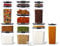 Rubbermaid Commercial Products 31-Pc Brilliance Food Storage Containers Pantry Lids Flour, Sugar, and Pasta, Dishwasher Safe, Clear/Grey, NEW Set of 14 (2160559)