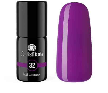 Esmalte Semipermanente 11ml - Gel Lacquer - Esmalte de uñas - Outlet Nails (Morado)