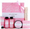 Spa Luxetique Cadeaux de Soins pour Femme,Coffret Cadeau Femme de Bain à Rose,Coffret Cadeau de Spa,Coffret Cadeau de Voyage avec Crème pour les Mains,ensemble de Bain Moussant,Cadeau Fête des Mères