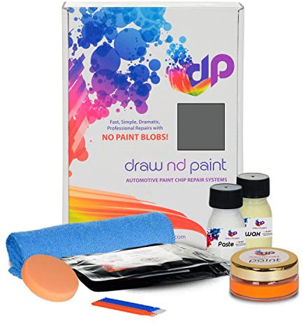 DrawndPaint compatibile con Audi Automotive Touch Up Paint - NARDO GRIGIO - LY7C - Riparazione graffi vernice, corrispondenza esatta - Basic