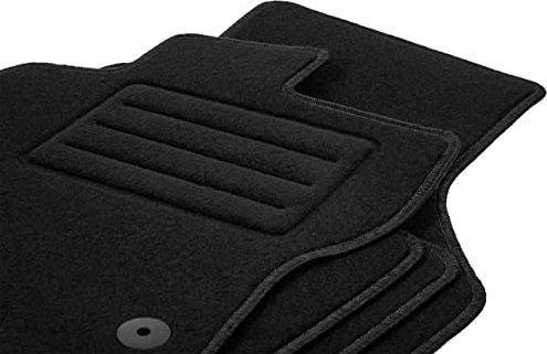 Velour Fußmatten Satz für Toyota Avensis III T27 (2009-2018) - 4-teilig - Passgenau - OVAL Clip