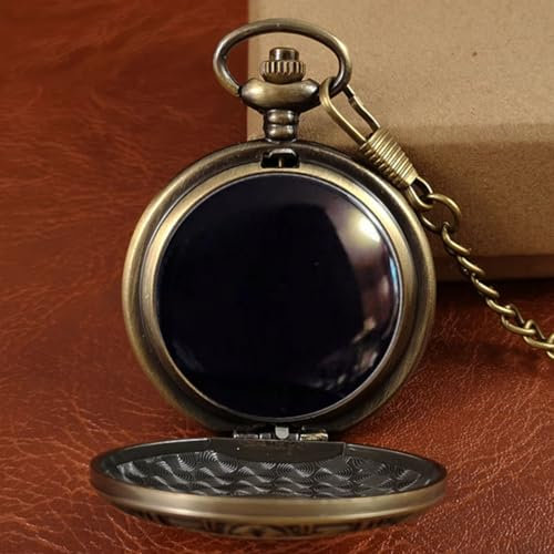 TOWDREU Obsidian Spiegel Scrying Mirror 1PCS Retro Taschenuhr Hexerei Zubehör für Wahrsagung, Meditation und spirituelle Verbindung, Hexengeschenke (Spiegel-d)