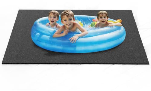 VEVOR Estera de Suelo para SPA 2030x2030 mm Alfombra de Piscina Inflable Impermeable Antideslizante Reutilizable Protector de Suelo Absorbente para Piscinas, Exterior, Interior, Reparación de Coches