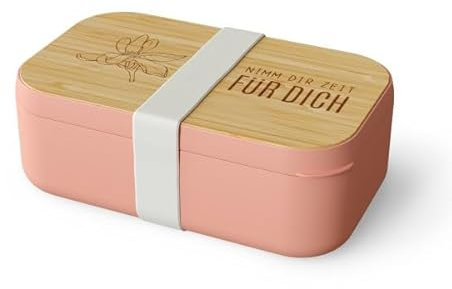 Rungassi Brotdose Brotbox Vesperdose Lunchbox RELAX (Rosa - Nimm dir Zeit für dich)
