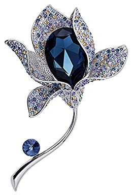 Spilla Gioielli Regali for le donne Spilla da bavero alla moda Spilla a forma di giglio Spilla da donna in cristallo imitazione fantasia - Spilla da seno for matrimonio/banchetto/bouquet Spille e spil