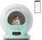 Merax Selbstreinigende Katzentoilette mit APP-Kontrolle 65L Leise Adaptive Automatische Katzentoilette Elektrisches Katzenklo Robuster einfach zu geeignet für viele Arten von Streu