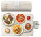 VEVOR Chauffe Plat Électrique en Silicone Enroulable et Portable, Plateau Chauffant pour Buffet avec 4 Réglages de Température, Tapis Chauffant Alimentaire, Arrêt Automatique et Verrouillage Enfant