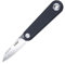 Sanrenmu Taschenmesser für EDC, 1.5 Klappmesser mit 12C27 Stahlklinge Kleines Gebrauchsmesser 325S (Schwarz/Weiß)