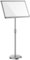 Wiltec Präsentationsständer höhenverstellbar 88-138 cm, Infoständer für A3, Aufsteller Aluminium & Stahl, Werbeaufsteller vielseitig einsetzbar