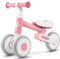 Nukido Laufrad Ab 1 Jahr Dreirad Kinderdreirad Kinderlaufrad Höhenverstellbar Lauflernhilfe Fahrrad Schaumreifen Weiß Grau Rosa