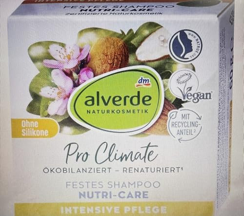 alverde NATURKOSMETIK Festes Shampoo Nutri-Care, 60 g
