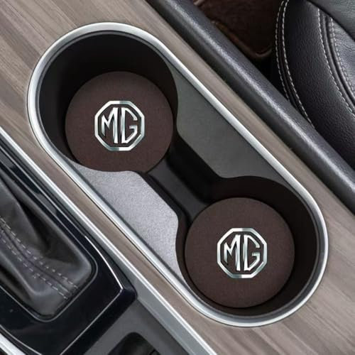 UJNVDXZE Support Gobelet Voiture Dessous Verre pour MG Marvel R 2021-2024,Porte-gobelet Voiture Durable Coaster Anti-dérapant Intérieur Accessoire,C