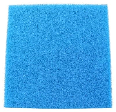 gws Filterschaum Blau 20PPI 50 cm x 50 cm x 3 cm zuschneidbar für Teich und Aquarium mit kombinierter biologischer und mechanischer Filterung