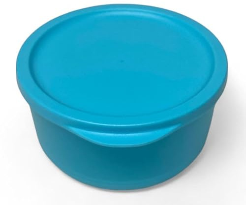 Tupperware Sommer Drops - Cuenco con tapa para colgar (antigoteo, 530 ml, 530 ml, 530 ml, aguamarina)