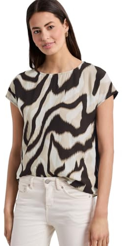 Street One Damen 3230063 Dropped Shoulder Shirt mit Print (1er Pack)