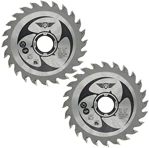 2 x TopsTools CS8524T_2 85mm 24T 15mm Bore TCT Saw Blades