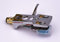 Spiegel Chrom beschichtet Schale, Halter mit AT Tonabnehmer, Nadel für Technics SL 1000, SL 1100, SL 1200, SL 1210, SL 1300, SL 1301, SL 1310, SL 1350, SL 1400, SL 1401, SL 1410