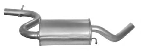 VEGAZ VS-473 Mittelschalldämpfer Kompatibel mit VW TOURAN 1T1, 1T2 1T0253209B 1T0253209T JZW253209F