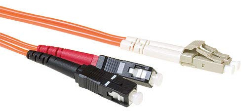 ACT GLASFASER Kabel LC/SC 50/125 DUP OM2 0.50M