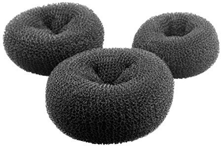 Amorar 3 Stück Frauen Damen Haar Chignon Haarunterlage Haardutt Donut Ring Shapers Knotenkissen Knotenring Duttkissen Haarknoten Knotenrolle Haarschmuck Haarteil