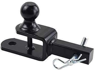 TOPTOW 3-in-1 ATV/UTV-Empfänger für Anhängerkupplung 64032, Kugelhalterungsadapter mit 4,2 cm Kugel, passend für 3,8 cm Empfänger
