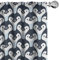 ABAKUHAUS Pinguin Vorhänge, Gardinen, Baby-Vögel Gesicht Muster, Fensterbehandlungen für Wohnzimmer Schlafzimmer Dekor, 2 Stück 75 cm b x 175 cm h, Blaugrau Babyblau