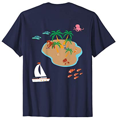 Spielteppich Insel Track Boot Rückenmassage T-Shirt