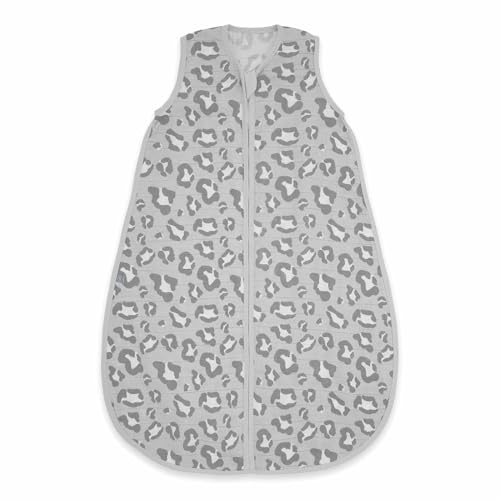 emma & noah Baby Schlafsack 0.5 TOG, Musselin Schlafsack für den Sommer, 100% Bio-Baumwolle, OEKO-TEX Zertifiziert, Atmungsaktiv und Leicht, Strampelsack für Neugeborene