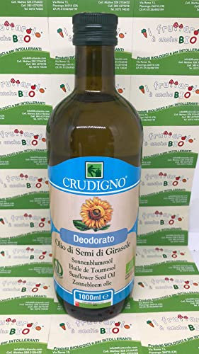 OLIO DI SEMI DI GIRASOLE DEODORATO BIO 1 LITRO CRUDIGNO ITALIANO