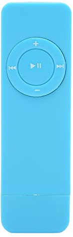 Verlustfreier MP3 Player, Unterstützt Bis zu 64 GB, Tragbarer Digitaler Audio Musik Player, MP3 MP4 Player für Studenten auf Reisen (Blau)
