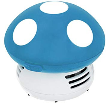 Beavorty mushroom vacuum desk cleaner mini Desktop Cleaner mini car vacuum tabletop crumb vacuum miniature desk vacuum hand held cordless vacuum cleaner mini cleaner platform Christmas