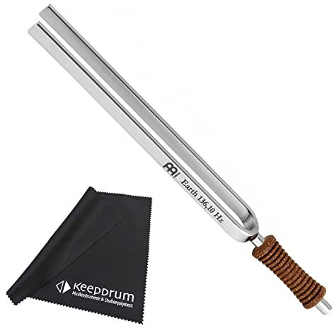 Meinl Sonic Energy TF-E Planets Tuning Fork Earth Tuning Fork + Keepdrum Microfibre Cloth