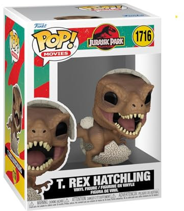 Funko POP! Movies: Jurassic Park Hatchling - Tyrannosaurus Rex - Vinyl-Sammelfigur - Geschenkidee - Offizielle Handelswaren - Spielzeug Für Kinder und Erwachsene - Movies Fans