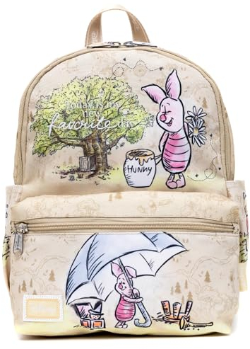 Wondapop Winnie Puuh Rucksack, Nylon, 33 cm, Winnie The Pooh, 13, Traditionelle Rucksäcke