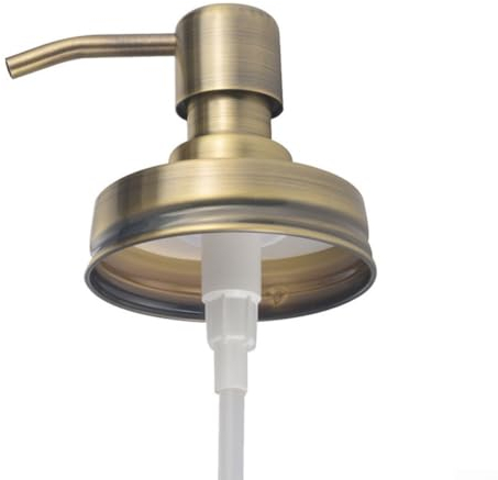 Seifenpumpen-Ersatz, Seifenspender-Pumpenkopf, Ersatz für Flüssigseifenspender, Pumpe, Ersatz für Küche, Badezimmer, Arbeitsplatte, Flaschen (Bronze)