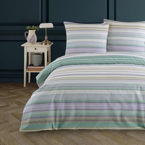 Buymax Bettwäsche 200x220 cm – Bettwäsche Set 3-teilig 200 x 220 cm, Renforcé 100% Baumwolle, Bettbezug mit 2 Kissenbezügen 80x80 cm, Oeko-TEX, Reißverschluss, weich und atmungsaktiv