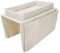Ejoyous Sofa Armrest Organizer, 4 Pockets Couch Bag for TV Remote Control, Oxford Cloth Armchair Storage with Cup Holder Tray (Beige)