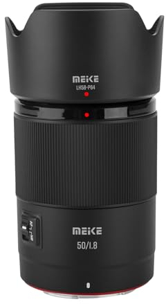 Meike Obiettivo 50mm F1.8 Full Frame AF STM (motore passo-passo) Apertura standard Messa a fuoco automatica Obiettivi fissi per ritratti Prime per fotocamere Mirrorless Nikon Z Mount Z5 Z6 Z7 Z9 Z6II