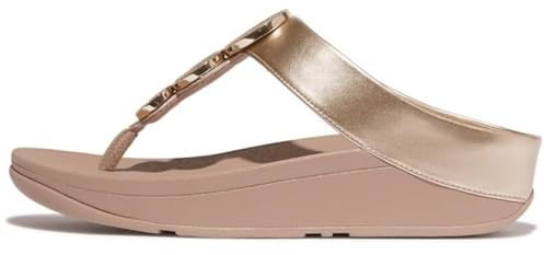 Fitflop Metallic Post Beige Sandalen