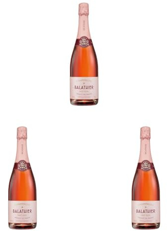 Balathier Champagne Brut Rosé, 75cl (Pack of 3)