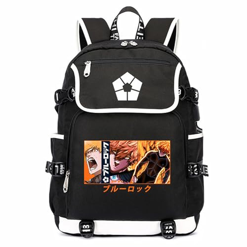 Anime Manga BLUE LOCK Oxford Cloth Waterproof Cartoon Backpack School College Bag Used for Fans Cosplay Gift
