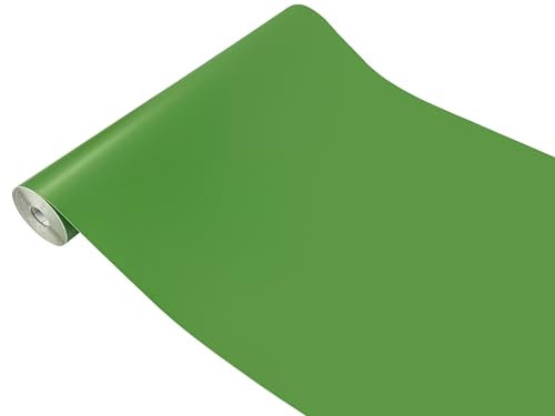Klebefolie Möbel 45x240 cm | Möbelfolie selbstklebend matt oder glänzend | Einfarbig Klebefolie für Möbel - einfache Anwendung, ideal für die Renovierung von Küche oder Bad | Grüne Avocado Matt