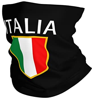 Unisex Nackenwärmer Italia Italienische Flagge Italien Gesichtsdekoration Multifunktion Schlauchschal Hochelastisch Kopfbedeckung Stirnband Für Motorrad Outdoor Jagd
