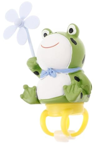 BESPORTBLE Propeller Für Elektrofahrräder Und Reitfrosch Dekor Froschmodellierdekor Für Fahrradlenker Süßes Froschornament Fahrrad Zubehör Motorradlenkerdekoration Propeller Zubehör Für Fahrr