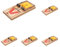 PROTECT HOME Rattenfalle Classic, Klassische Schlagfalle aus Holz zur effektiven und giftfreien Rattenbekämpfung, 1 Stück (Packung mit 5)