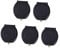 SEWACC 5pcs Privacy Cover Privacy Sticker Cover Laptop Privacy Cover Laptop Webcam Cover Sticker Webcam Environmental Material Plastic Black
