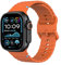 Astorgos Sport Band Kompatibel mit Apple Watch Ultra 2/Ultra 49mm,S10 46mm,9/8/7 45mm,SE2/SE/6/5/4 44mm,3/2/1 42mm, Verstellbares Silikonband Atmungsaktives Ersatzarmband, Orange