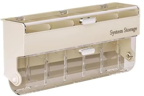 Osmond Wall-Mounted Sock Storage Box - Space-Saving Underwear Organizer for Wardrobe, Bedroom Panties, Data Cable Container B
